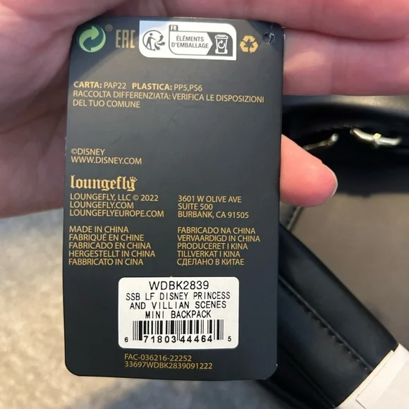 Disney Villains and Princesses Backpack - Multicolor - Picture 10 of 11